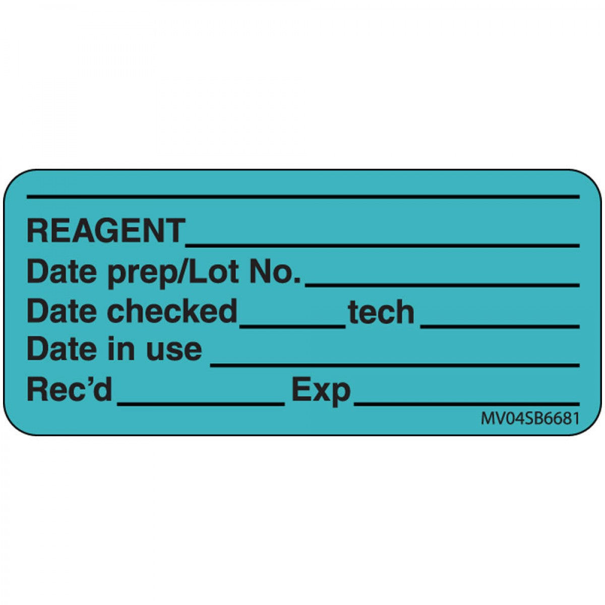 Label Paper Removable Reagent Date 1
