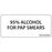 Label Paper Removable 95% Alcohol For 1" Core 2 1/4" X 1 White 420 Per Roll