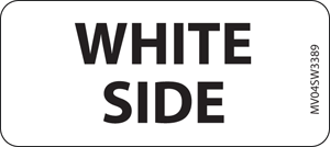 Label Paper Removable White Side 1" Core 2 1/4" X 1 White 420 Per Roll