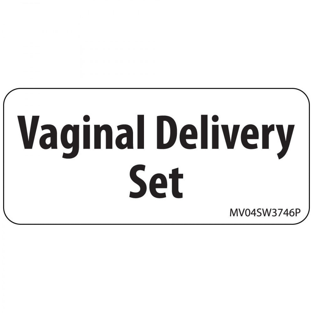 Label Paper Permanent Vaginal Delivery 1" Core 2 1/4" X 1 White 420 Per Roll