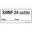 Label Paper Removable Shmf 24 Cal/Oz 1" Core 2 1/4" X 1 White 420 Per Roll