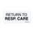 Label Paper Removable Return To Resp. 1" Core 2 1/4" X 1 White 420 Per Roll