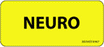 Label Paper Permanent Neuro 1" Core 2 1/4" X 1 Yellow 420 Per Roll