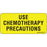 Label Paper Permanent Use Chemotherapy 1" Core 2 1/4" X 1 Yellow 420 Per Roll