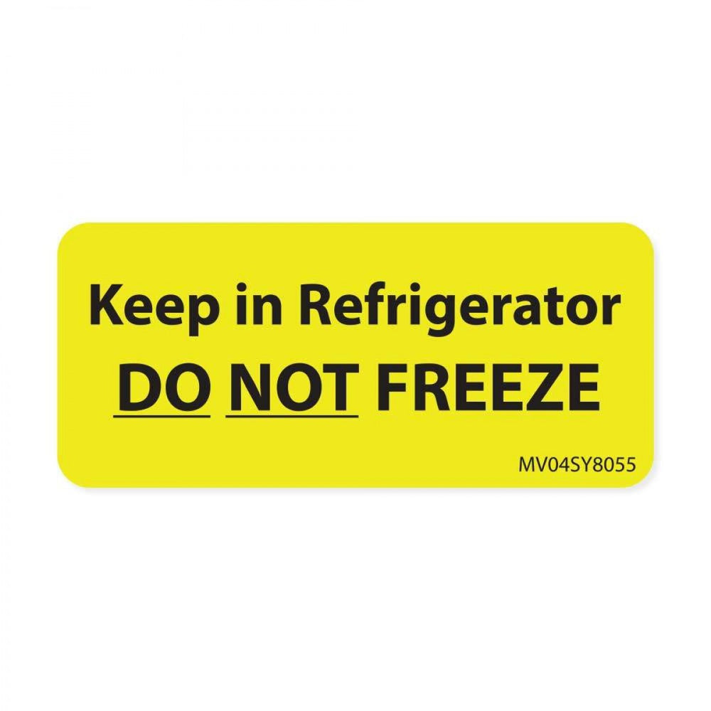 Label Paper Permanent Keep In Refrigerator 1" Core 2 1/4" X 1 Yellow 420 Per Roll