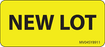 Label Paper Permanent New Lot 1" Core 2 1/4" X 1 Yellow 420 Per Roll