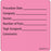 Label Paper Removable Procedure Date 1" Core 2 7/16" X 2 1/2" Fl. Pink 400 Per Roll