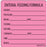 Label Paper Removable Enteral Feeding 1" Core 2 7/16" X 2 1/2" Fl. Pink 400 Per Roll