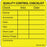 Label Paper Permanent Quality Control 1" Core 2 7/16" X 2 1/2" Yellow 400 Per Roll