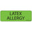 Label Paper Removable Latex Allergy 1" Core 2 15/16" X 1 Fl. Green 333 Per Roll
