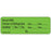 Label Paper Removable Breast Milk Freezer 1" Core 2 15/16" X 1 Fl. Green 333 Per Roll