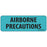 Label Paper Removable Airborne 1" Core 2 15/16" X 1 Blue 333 Per Roll