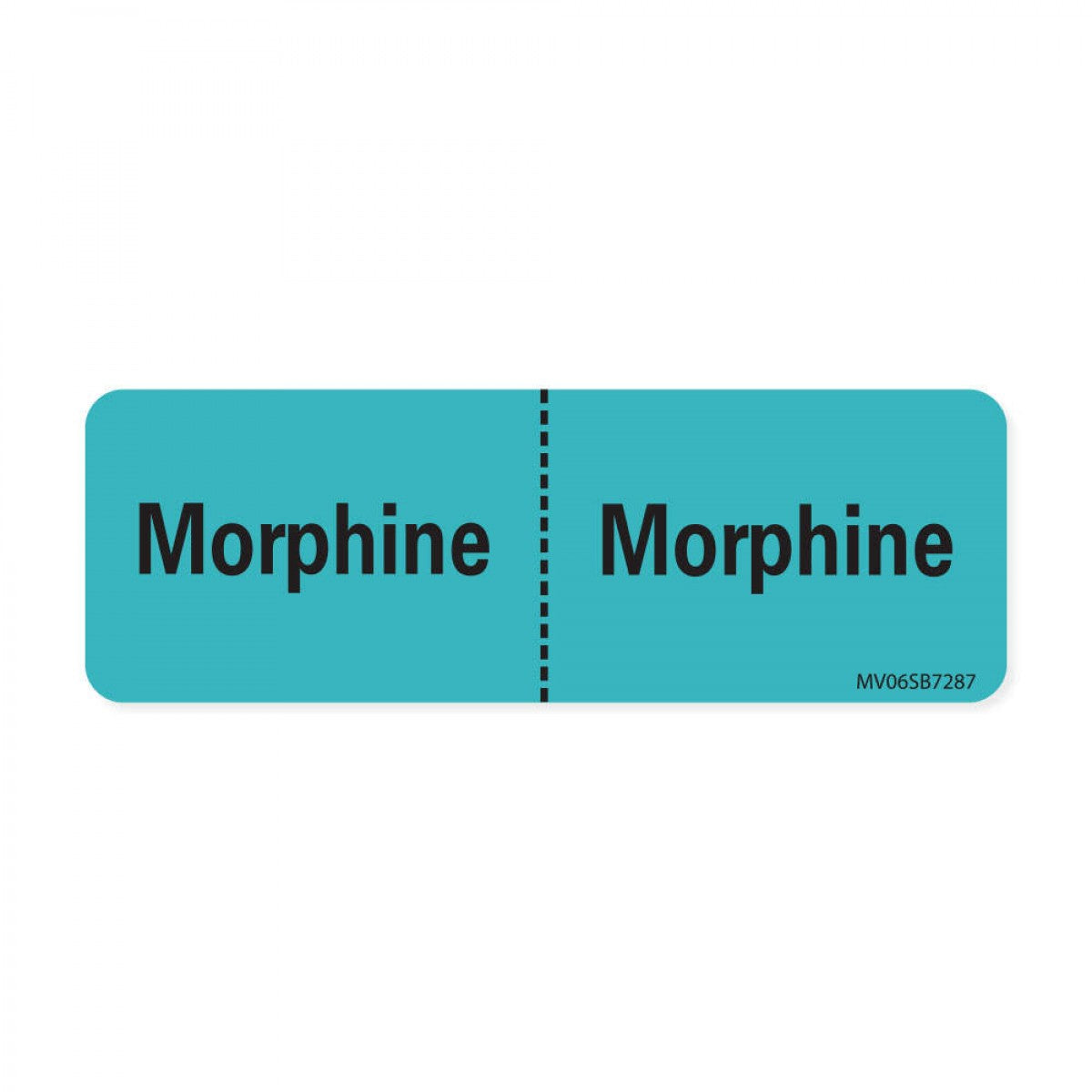 Label Paper Removable Morphine : Morphine 1" Core 2 15/16" X 1 Blue 33 ...