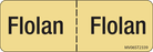 Label Paper Removable Flolan : Flolan 1" Core 2 15/16" X 1 Tan 333 Per Roll