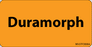 Label Paper Removable Duramorph 1" Core 2 15/16" X 1 1/2" Fl. Orange 333 Per Roll