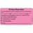 Label Paper Removable 23 Hour Observation 1" Core 2 15/16" X 1 1/2" Fl. Pink 333 Per Roll