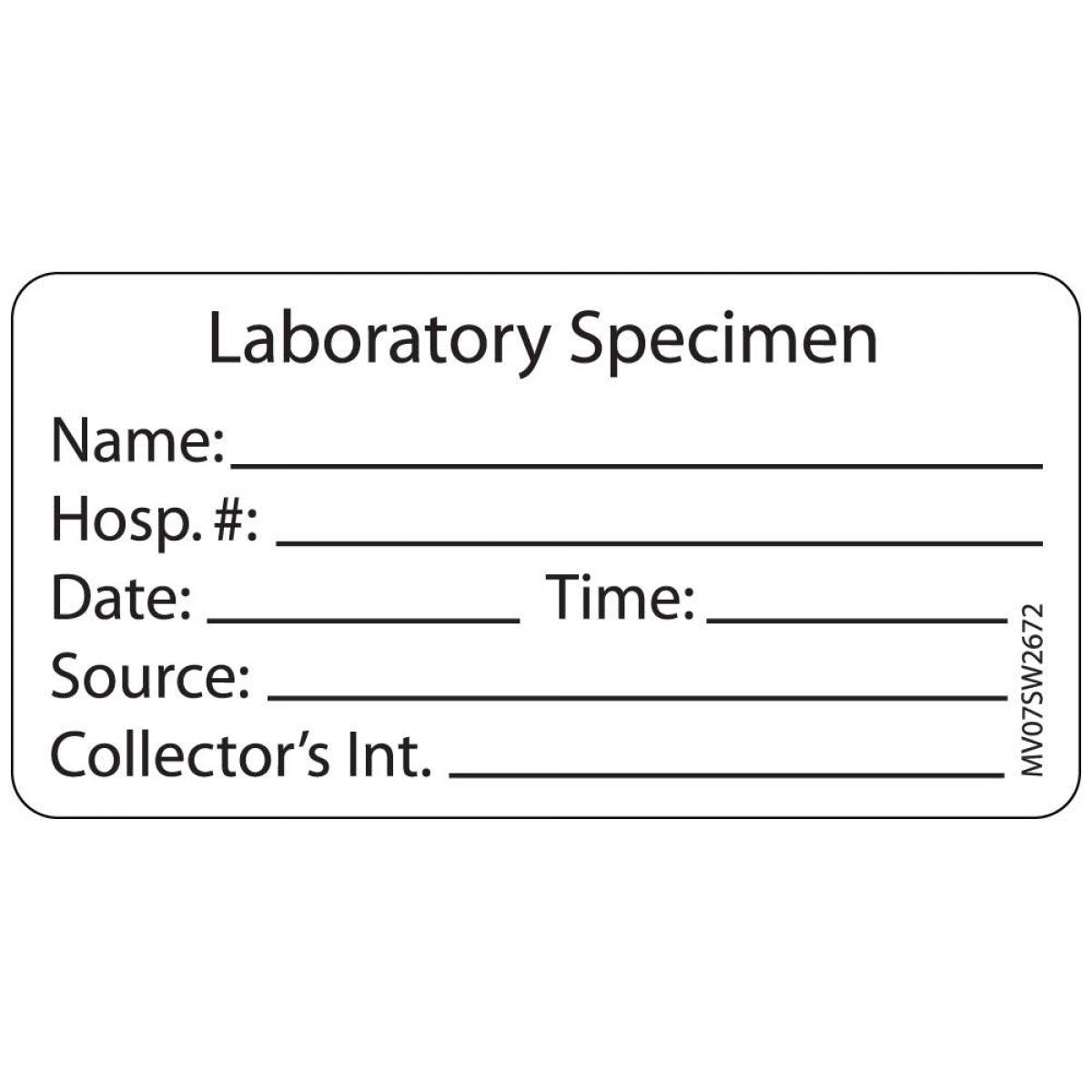 Label Sticker Paper Labcorp Label Paper Removable Laboratory Specimen 1