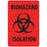 Label Paper Permanent Biohazard Isolation 1" Core 2" 15/16" X 2 Fl. Red 333 Per Roll