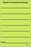Label Paper Removable Memo From Speech 1" Core 4" X 2 5/8" Fl. Chartreuse 375 Per Roll