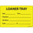 Label Paper Permanent Loaner Tray Date: 1" Core 4" X 2 5/8" Yellow 375 Per Roll