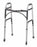 Drive / DeVilbiss Deluxe Wheeled Folding Walker - Folding 2-Button Aluminum Walker with 3" Wheels, Bariatric - 10206-4