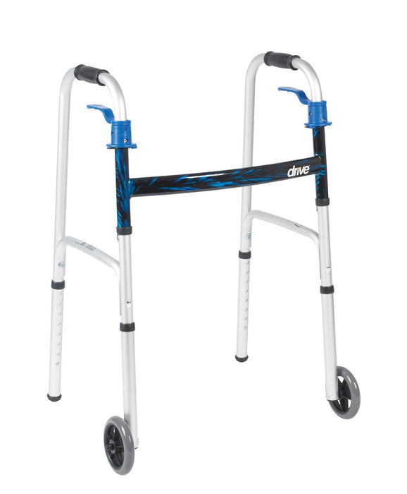 Bariatric Aluminum Folding Walkers by Drive / DeVilbiss Healthcare