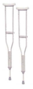 Drive / DeVilbiss Healthcare Crutch Hand Grips (Closed) - GRIP, HAND, F / CRUTCH, .4"X2", GREY, 8/CS, RTL - 10453G-8