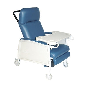 Drive / DeVilbiss Bariatric 3-Position Recliners - 3-Position Bariatric Chair, Blue Ridge - D574EW-BR