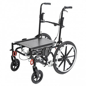 Drive Devilbiss Healthcare, Inc. Kanga Folding Tilt-in-Space Wheelchairs - Kanga Folding Tilt-in-Space Wheelchair with Desk-Length Arms, Adult, 18" W - KGA-8018-2GB
