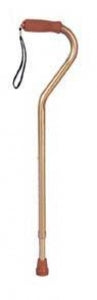Drive / DeVilbiss Offset Handle Aluminum Canes - Offset Cane, Bronze - RTL10307