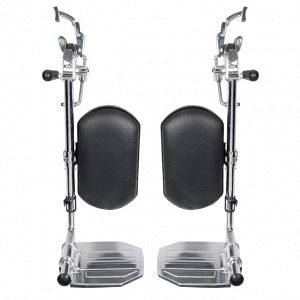 Drive Elevating Leg Rests - Aluminum / Chrome Elevating Leg Rest - STDELR-TF
