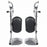 Drive Elevating Leg Rests - Aluminum / Chrome Elevating Leg Rest - STDELR-TF
