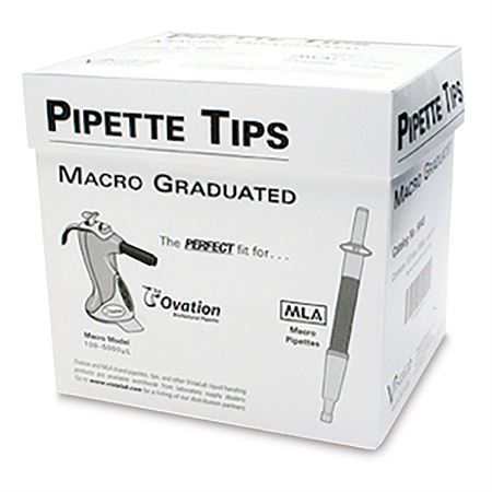 Macro Pipette Tips - Clear Boxed - Sterile 5mL