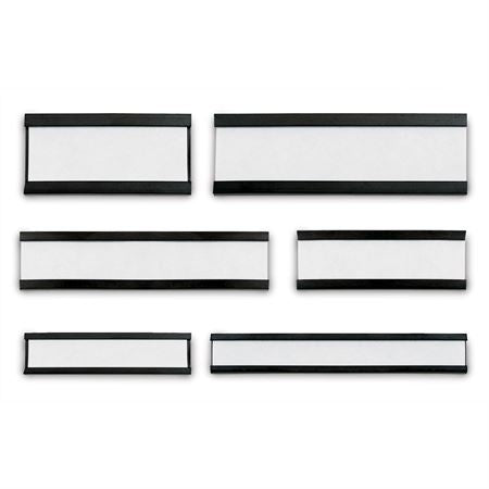 Magnetic "C" Channel Card Label Holder For Label Size 2"W x 0.875"H