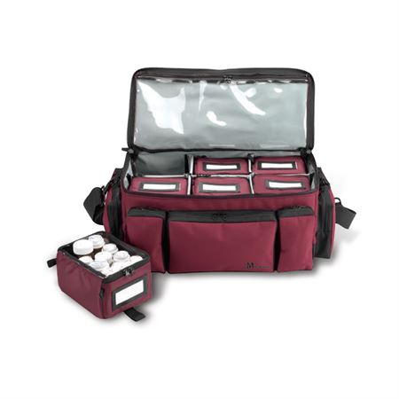 Med-Master Locking Medication Bag Med-Master Locking Medication Bag - Burgundy - 18.5"W x 9.5"D x 8.5"H