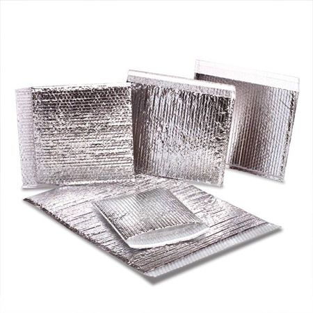 Metallized Bubble Pouches 12"W x 17"H