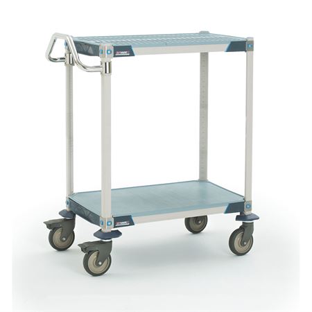 MetroMax i Antibacterial Utility Cart 3- Shelf 39.25"H 24"W x 36"D