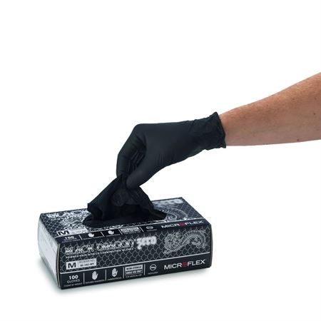Black Dragon Zero Exam Gloves Small