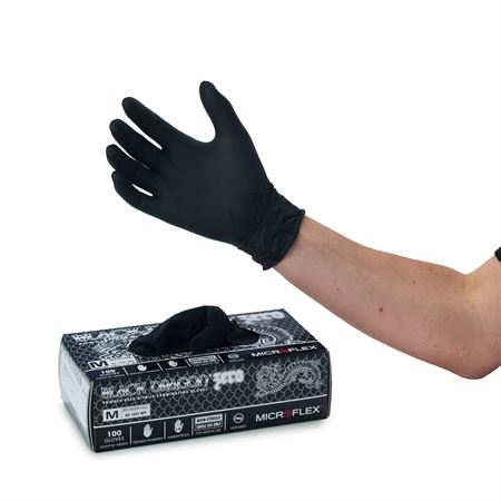Black Dragon Zero Exam Gloves Small