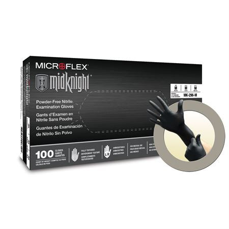 MidKnight Nitrile Exam Gloves Large