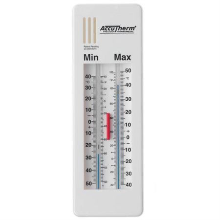 Min-Max Thermometer Min/Max Thermometer - 2.5"L x 1"D x 8"H