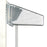 Mobile Wall System With 4- 11.875"D and 3- 17.875"D Baskets