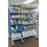 Mobile Wall System With 4- 11.875"D and 3- 17.875"D Baskets