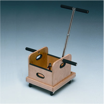 Mobile Weighted Cart with T-handle and Accessory Box