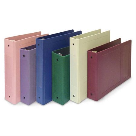 1" Molded Binder Top Open - 9.125"W x 1.625"D x 13.375"H - Available in Blue, Burgundy and Lilac