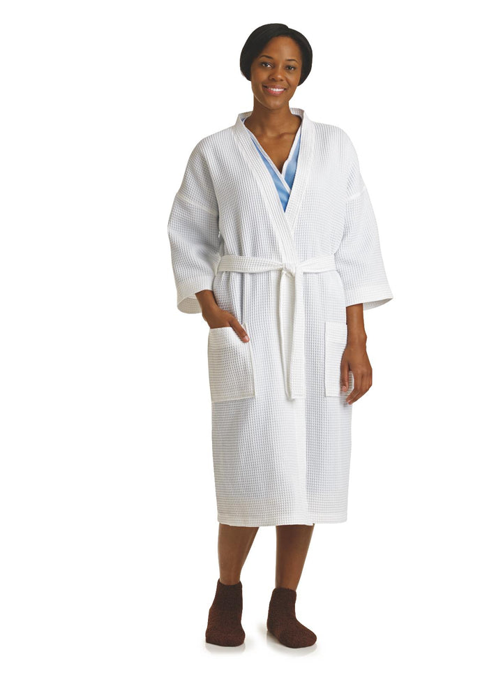 Square Waffle Weave Patient Robes