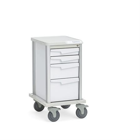 Procedure Cart 5 Drawer - 29.5"W x 21"D x 36"H - White