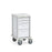 Procedure Cart 5 Drawer - 29.5"W x 21"D x 36"H - White