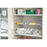 Organizer Cabinet/Bench Bulk Organizer: 28.93"W x 17.375"H x 10"D