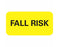 PDC Healthcare Patient Binder / Chart Tapes and Labels - Fall Risk Label, Yellow, 3/4" x 1-1/2" - N-3403